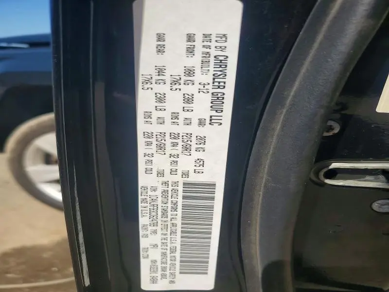 2012 JEEP PATRIOT LATITUDE  