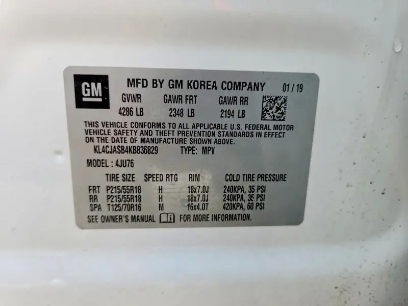 2019 BUICK ENCORE PREFERRED  