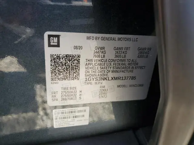 2021 CADILLAC ESCALADE ESV SPORT  