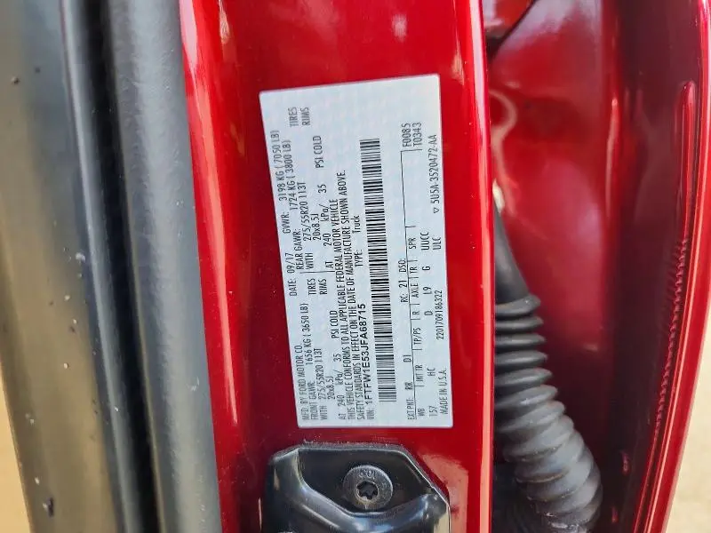 2018 FORD F150 SUPERCREW  