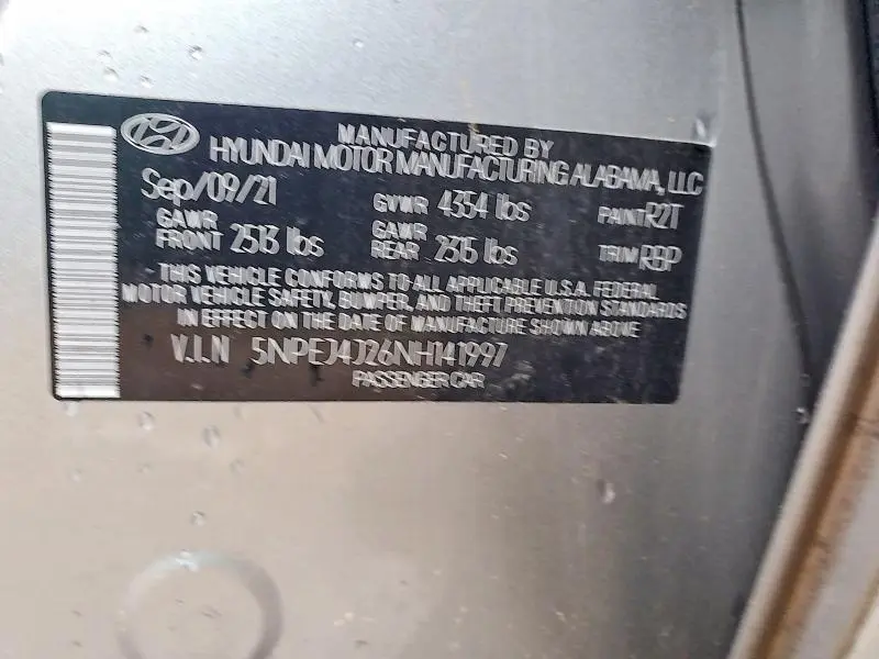 2022 HYUNDAI SONATA SEL PLUS  