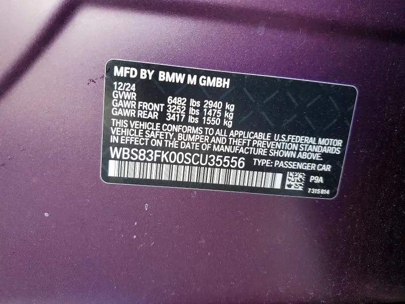 2025 BMW M5   