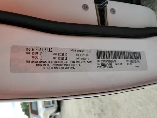 2016 DODGE CHARGER POLICE  