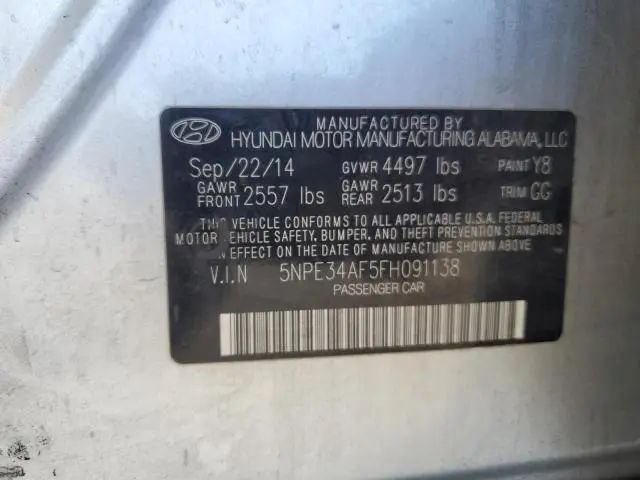 2015 HYUNDAI SONATA SPORT  