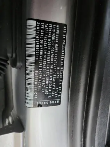 2015 VOLKSWAGEN BEETLE 1.8T  