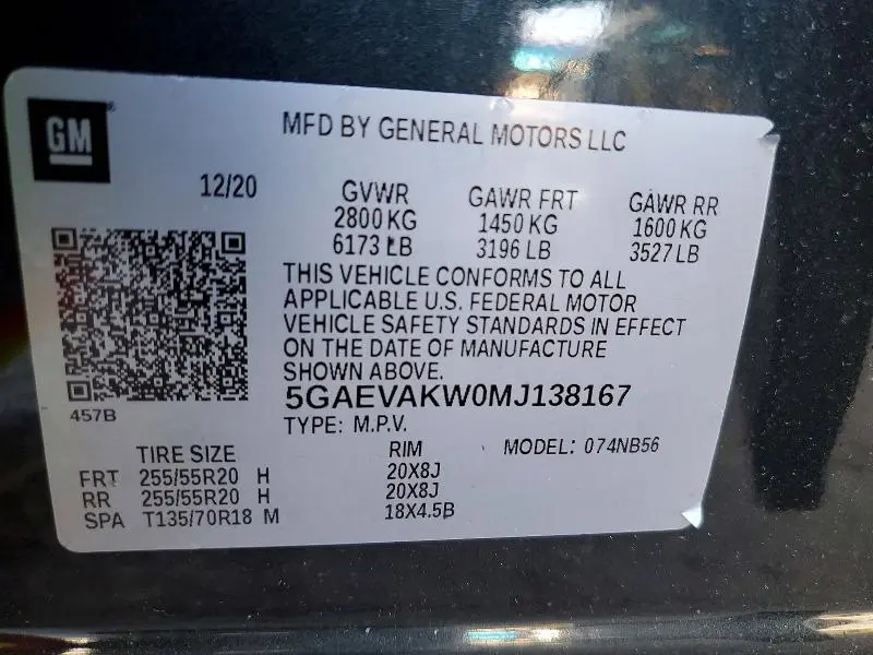 2021 BUICK ENCLAVE ESSENCE  