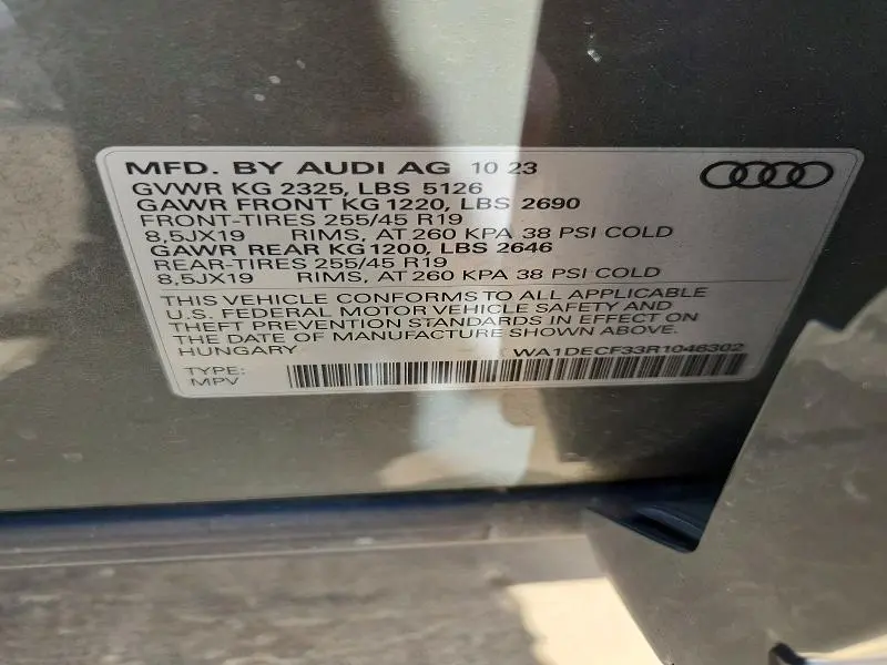 2024 AUDI Q3 PREMIUM S LINE 45  