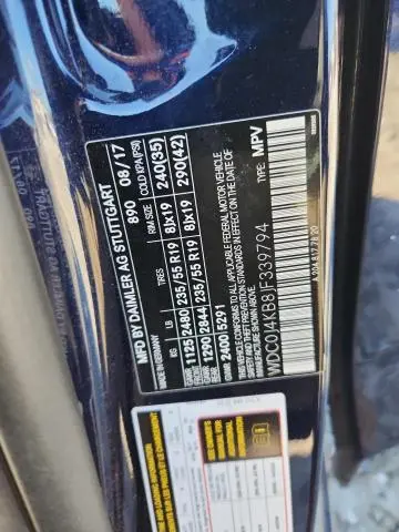 2018 MERCEDES-BENZ GLC COUPE 300 4MATIC  