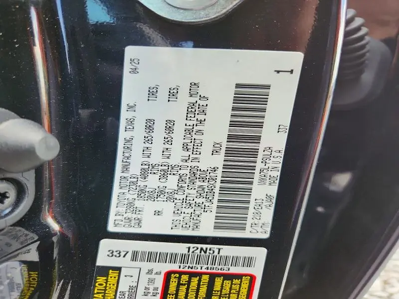 2025 TOYOTA TUNDRA CREWMAX LIMITED  