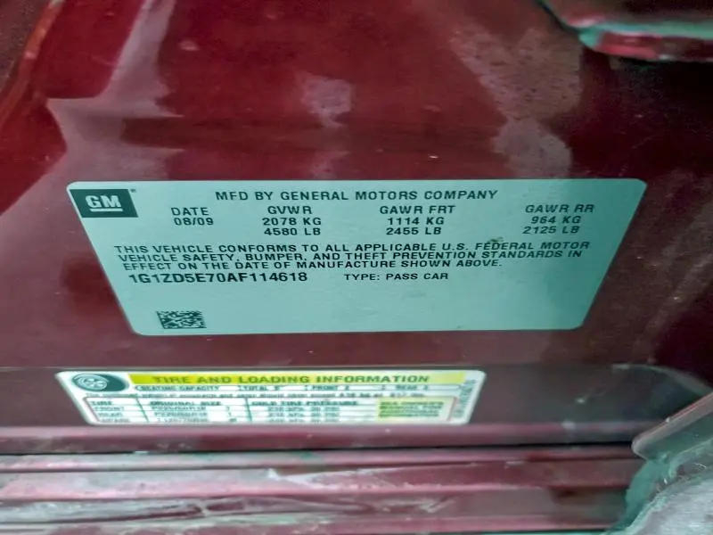 2010 CHEVROLET MALIBU 2LT  