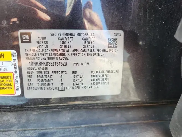 2014 CHEVROLET TRAVERSE LS  