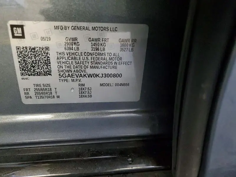 2019 BUICK ENCLAVE ESSENCE  