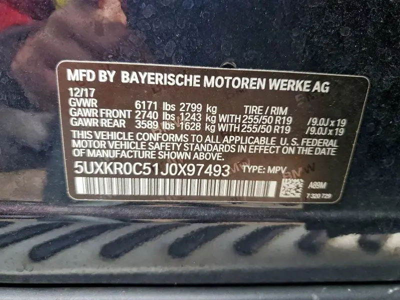 2018 BMW X5 XDRIVE35I  