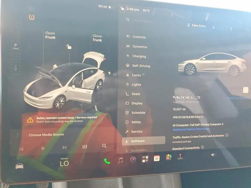 2025 TESLA MODEL 3   