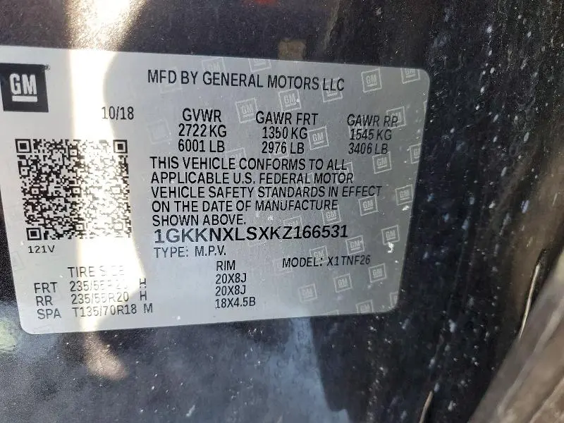 2019 GMC ACADIA DENALI  