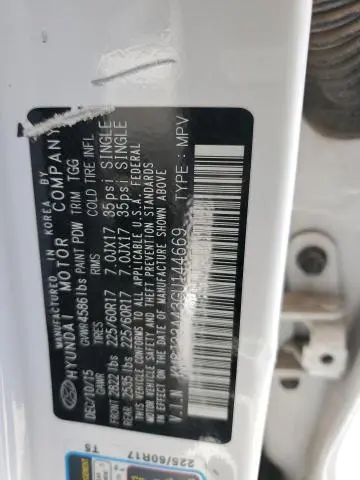 2016 HYUNDAI TUCSON LIMITED  