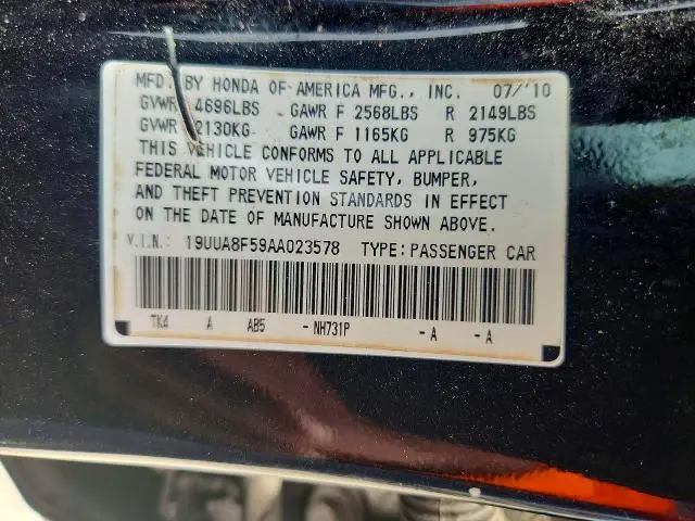 2010 ACURA TL   