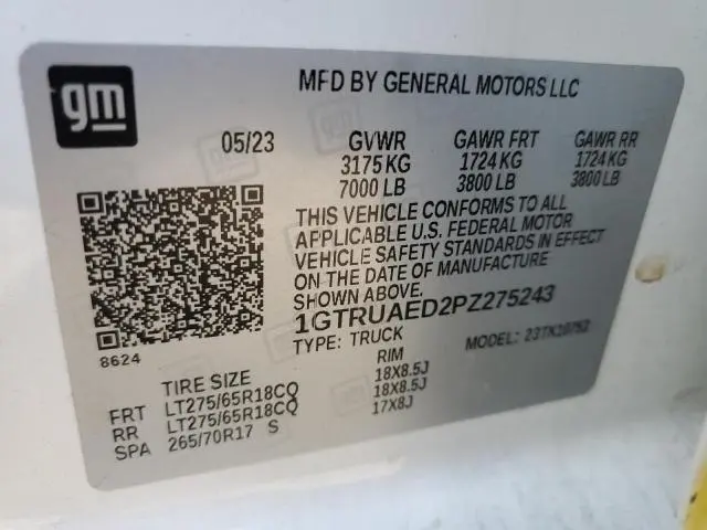 2023 GMC SIERRA K1500  