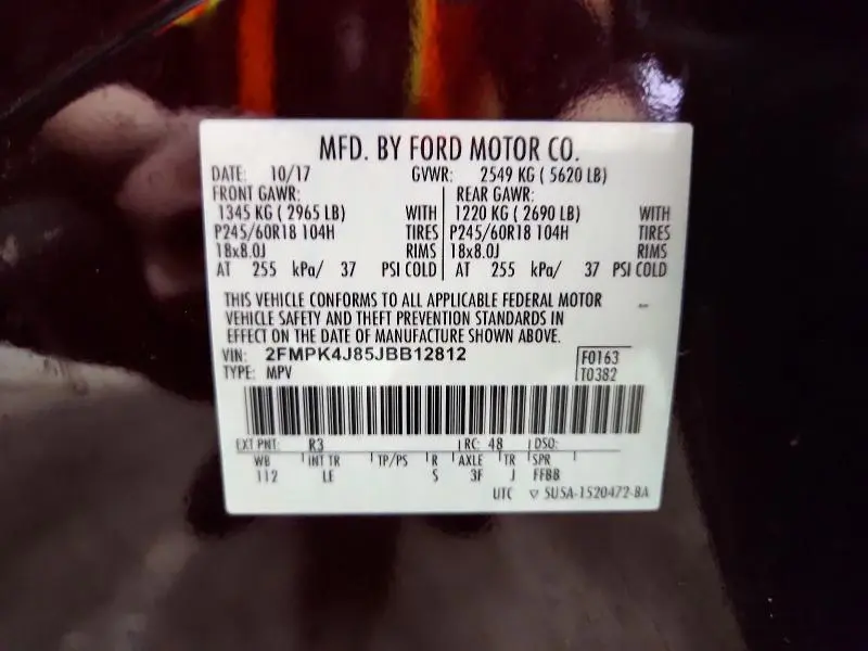 2018 FORD EDGE SEL  