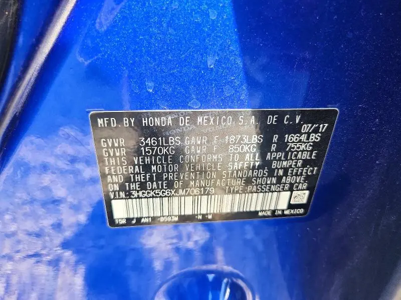 2018 HONDA FIT SPORT  