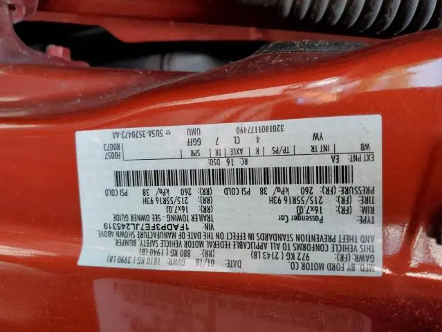 2018 FORD FOCUS SE  