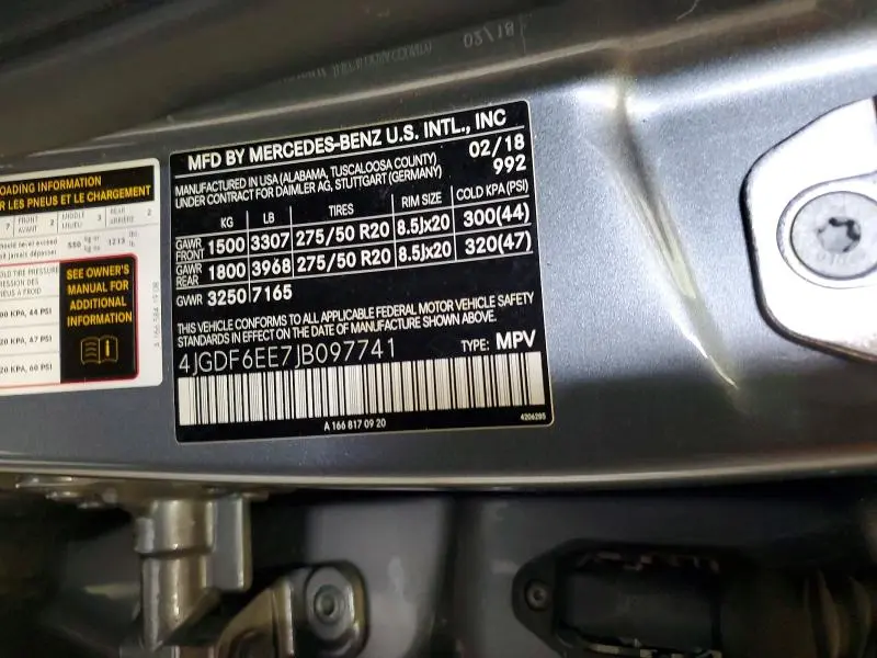 2018 MERCEDES-BENZ GLS 450 4MATIC  