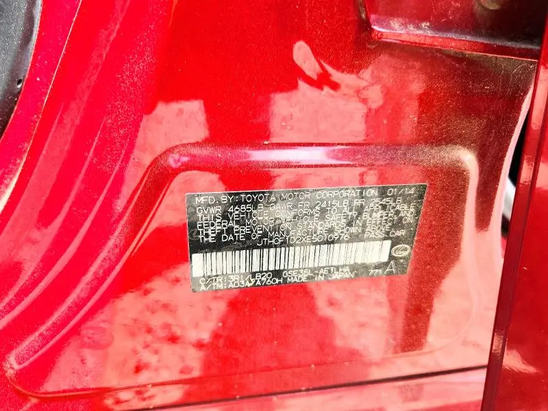 2014 LEXUS IS 250 BASE  