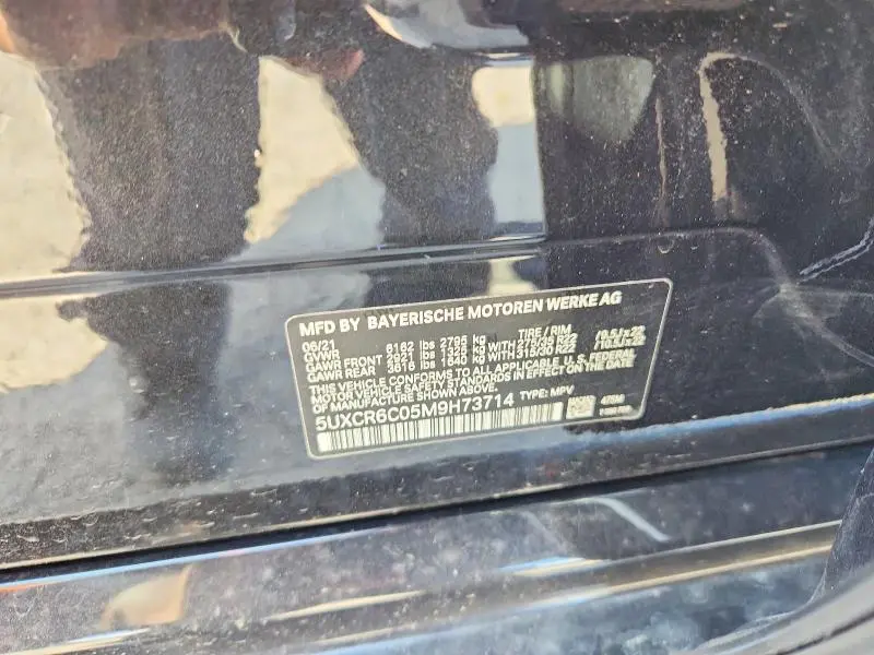 2021 BMW X5 XDRIVE40I  