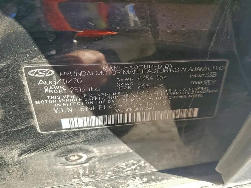 2021 HYUNDAI SONATA SEL  