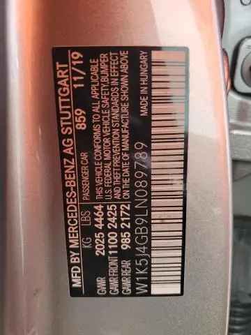 2020 MERCEDES-BENZ CLA 250