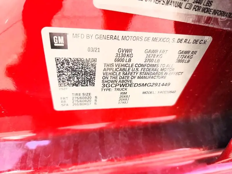 2021 CHEVROLET SILVERADO C1500 RST  