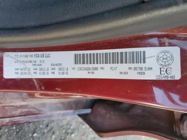 2016 CHRYSLER 200 LIMITED  