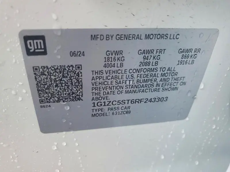 2024 CHEVROLET MALIBU LS  