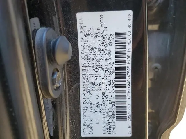 2011 TOYOTA TACOMA DOUBLE CAB  