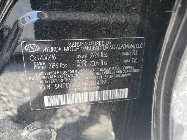 2017 HYUNDAI ELANTRA SE  