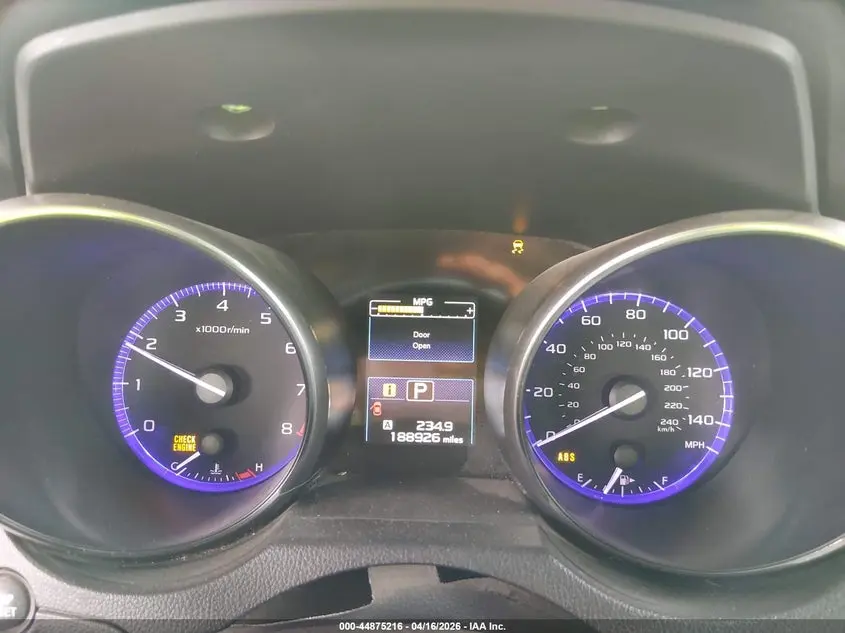 2016 SUBARU LEGACY 2.5I PREMIUM