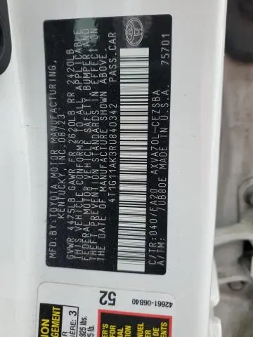 2024 TOYOTA CAMRY SE NIGHT SHADE  