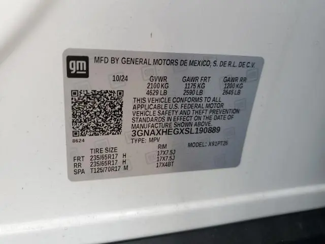 2025 CHEVROLET EQUINOX LT  