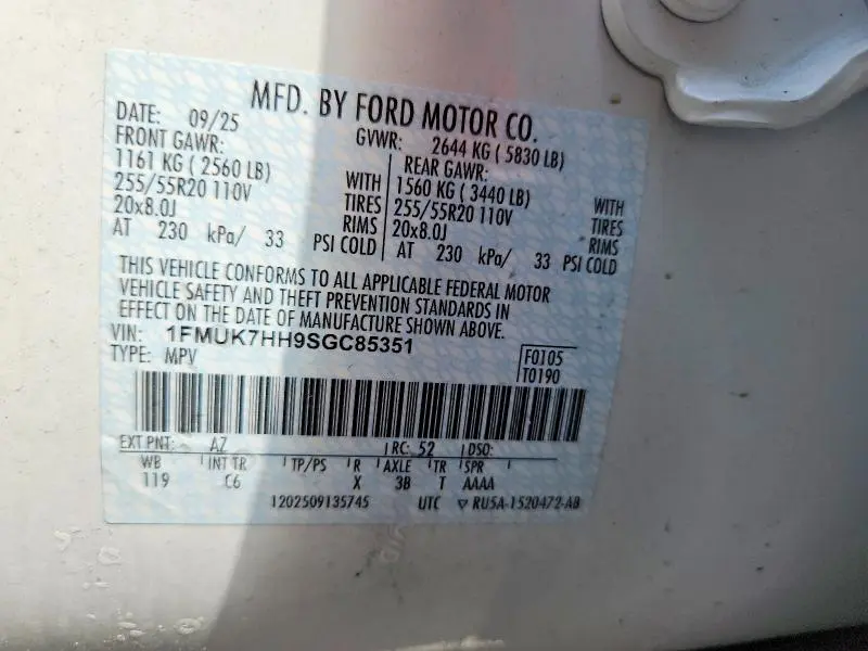 2025 FORD EXPLORER PLATINUM  