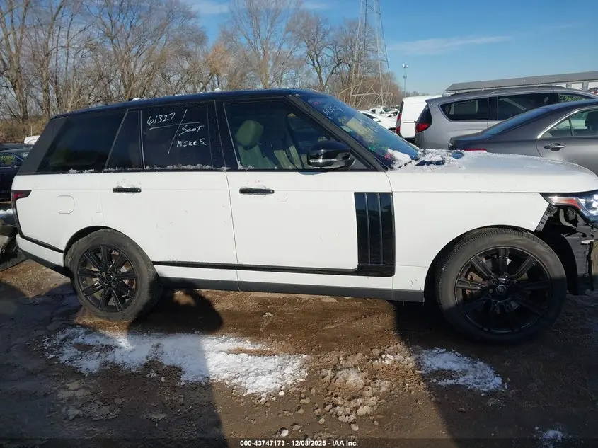 2017 LAND ROVER RANGE ROVER 5.0L V8 SUPERCHARGED