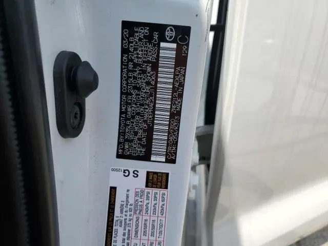 2020 TOYOTA COROLLA LE  