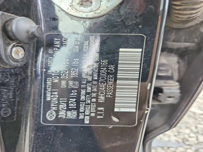 2012 HYUNDAI ACCENT GLS  