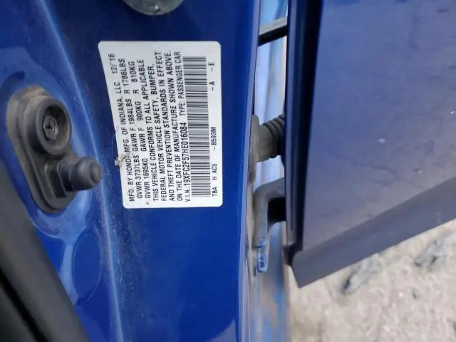 2017 HONDA CIVIC LX  