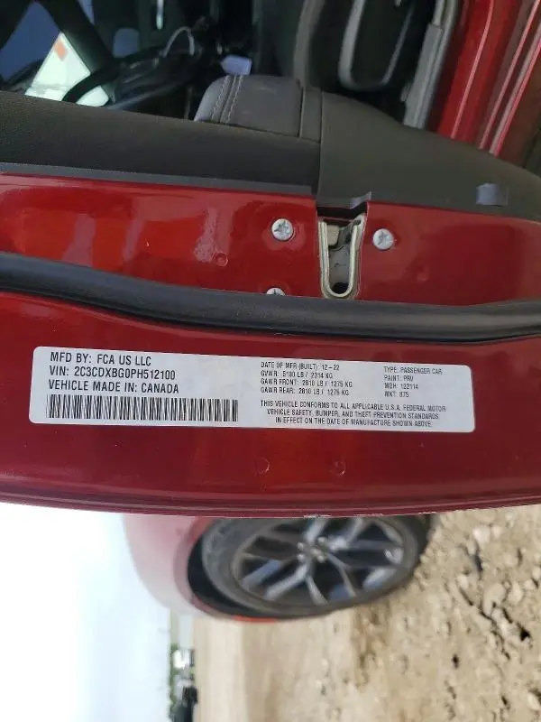2023 DODGE CHARGER SXT  