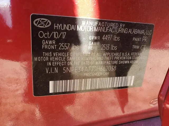 2018 HYUNDAI SONATA SPORT