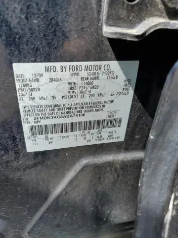 2010 FORD EDGE LIMITED  