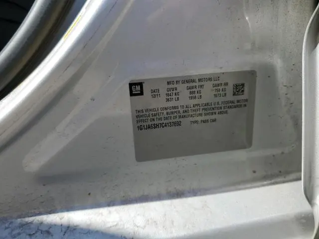 2012 CHEVROLET SONIC LS  