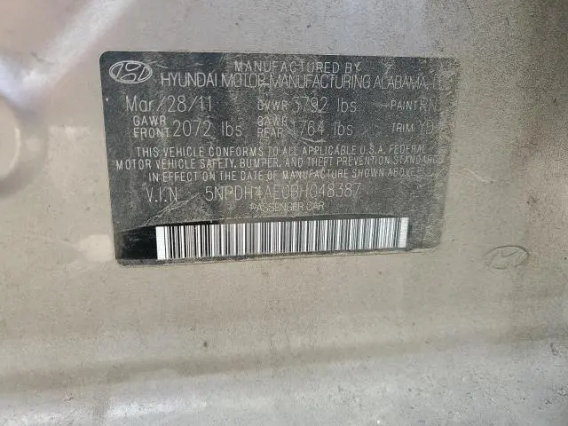 2011 HYUNDAI ELANTRA GLS  