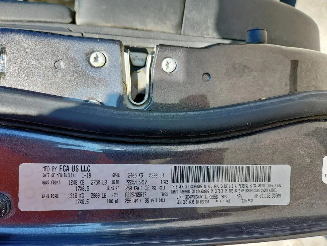 2018 DODGE JOURNEY SE  