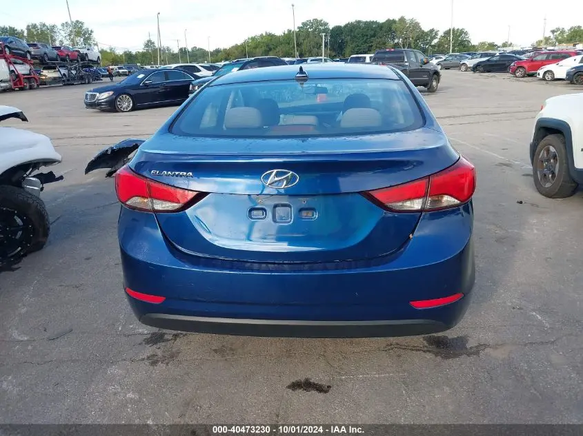 2016 HYUNDAI ELANTRA SE